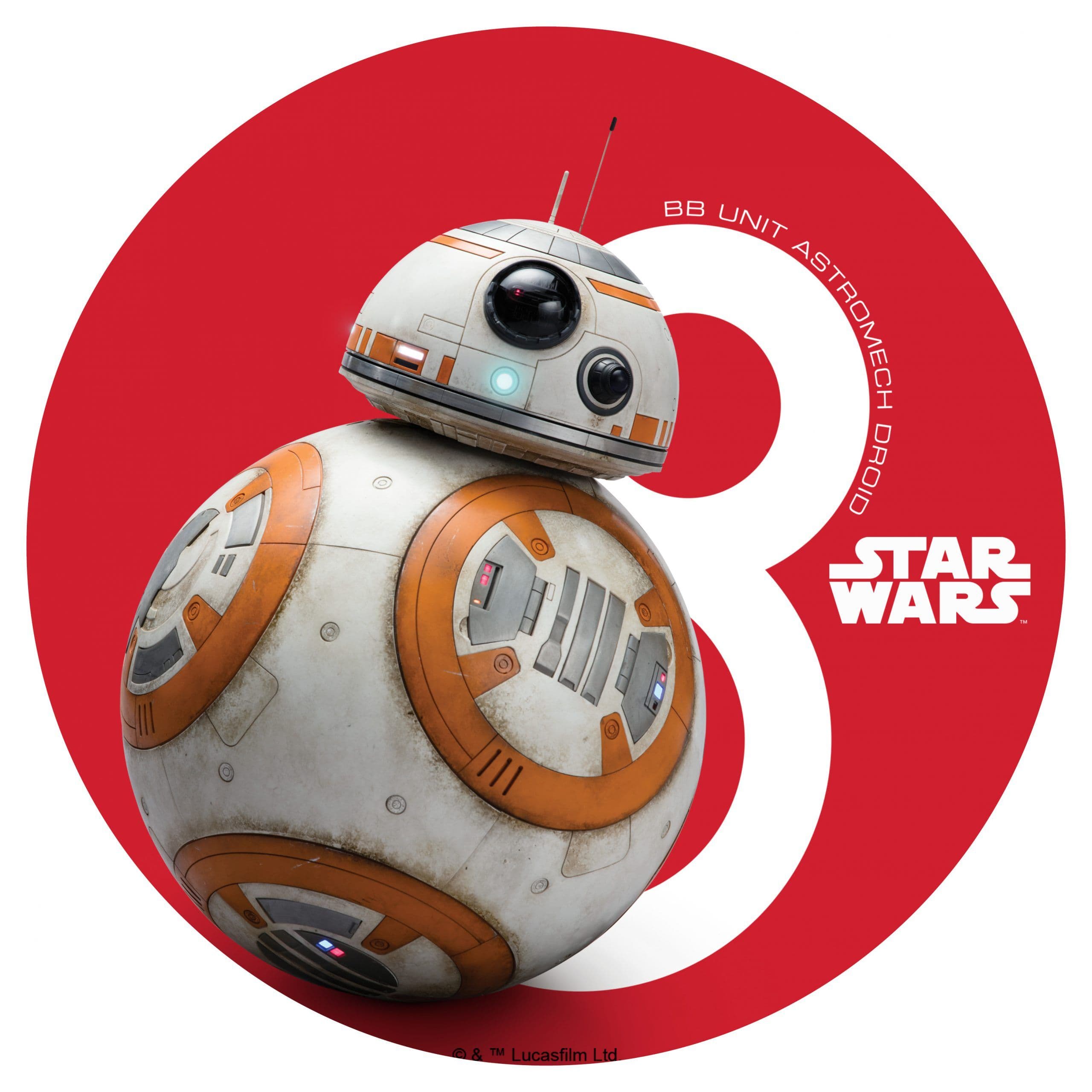 BB-8 Astromech Ice Cream Cake
