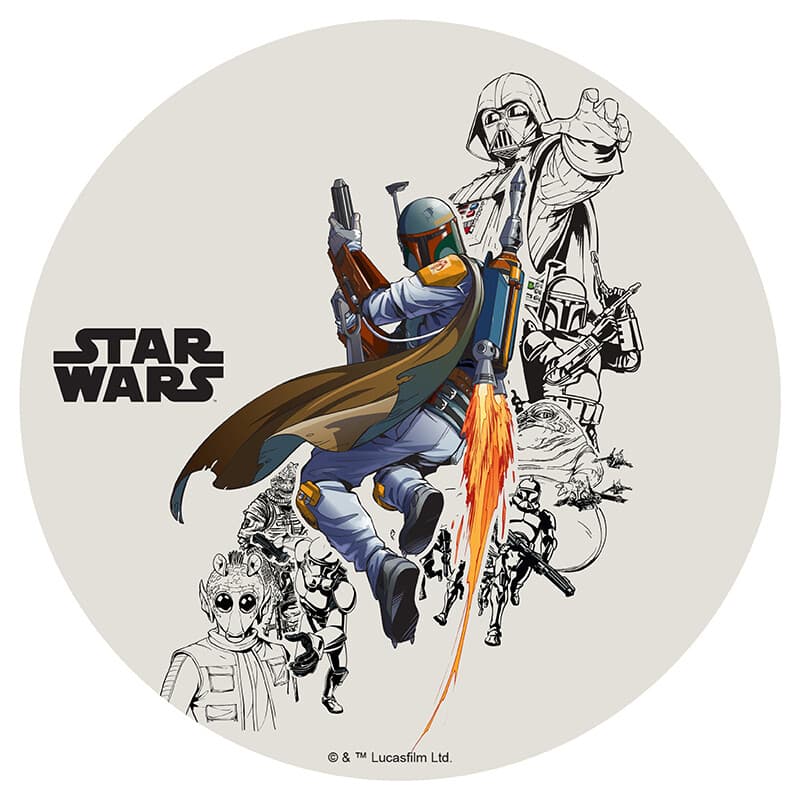Boba Fett Ice Cream Cake