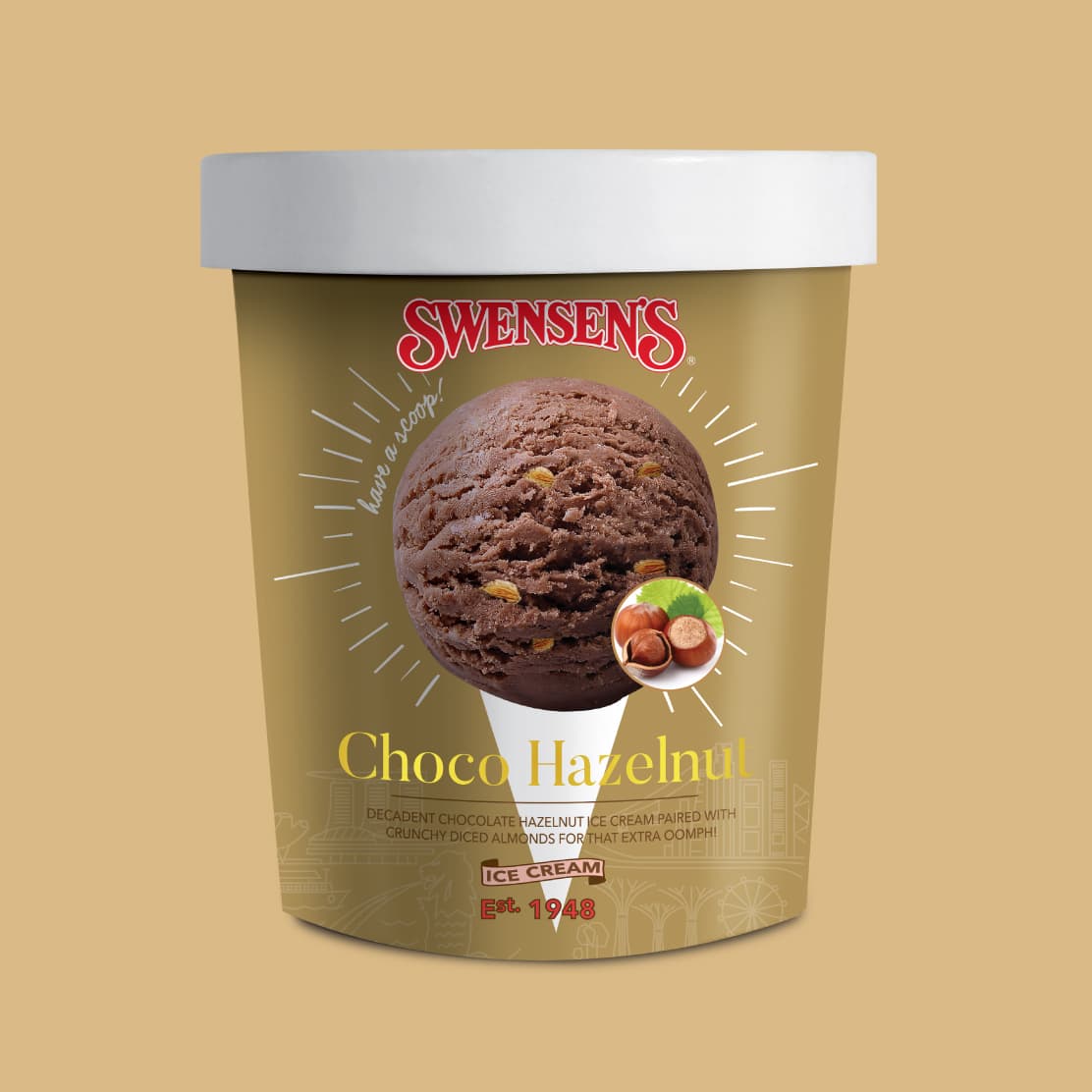 Choco Hazelnut Ice Cream Pint