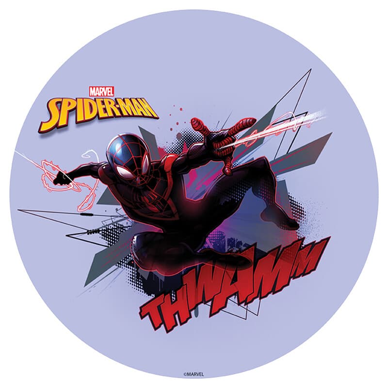 Dark Spidey Ice Cream Cake