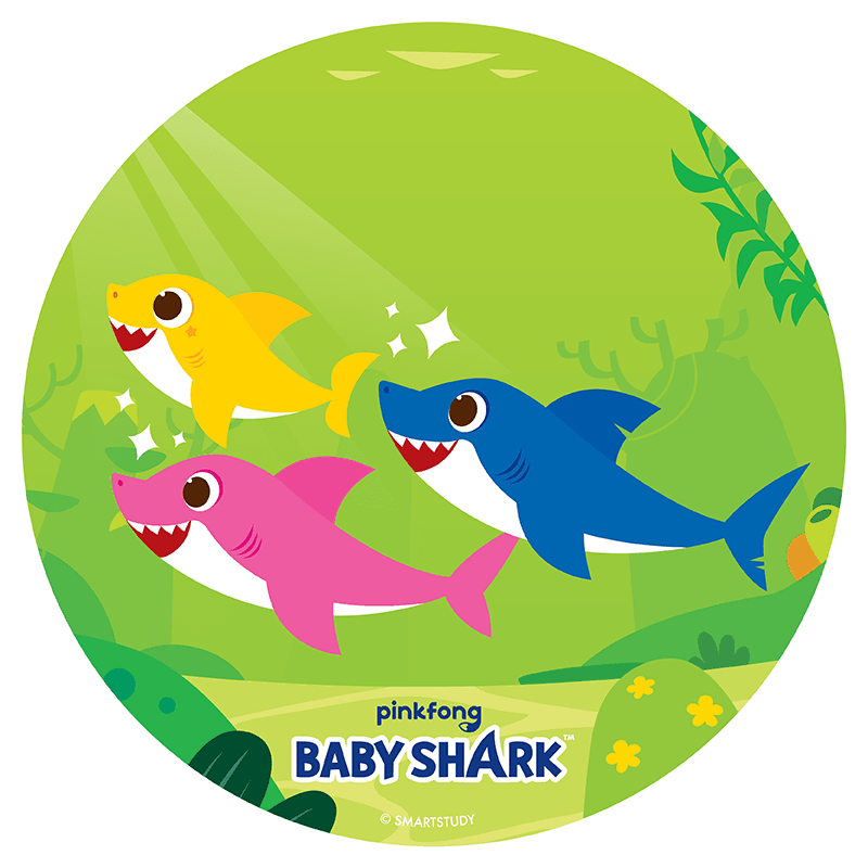Dazzled Baby Shark Cake