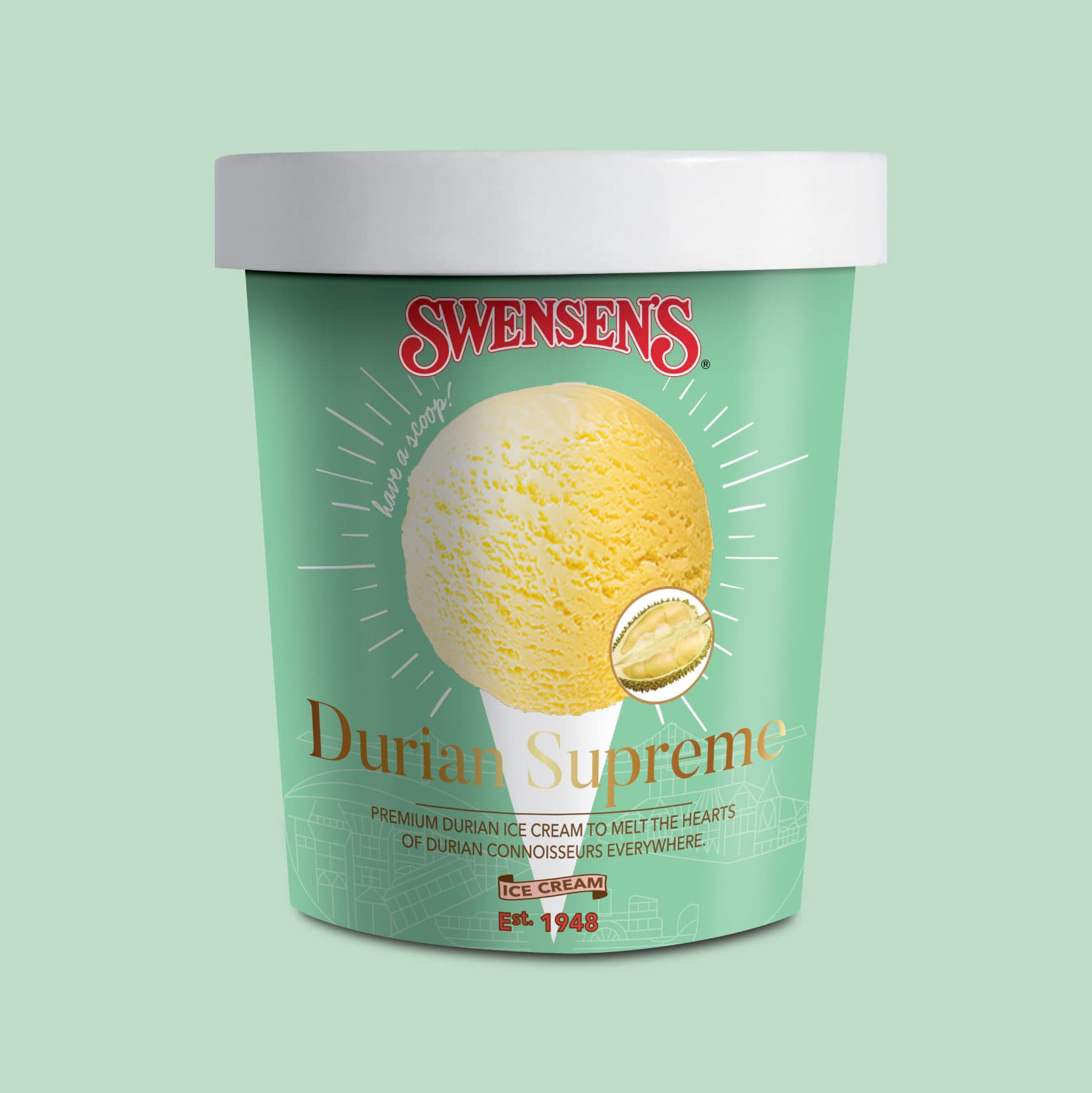 Durian Supreme Ice Cream Pint