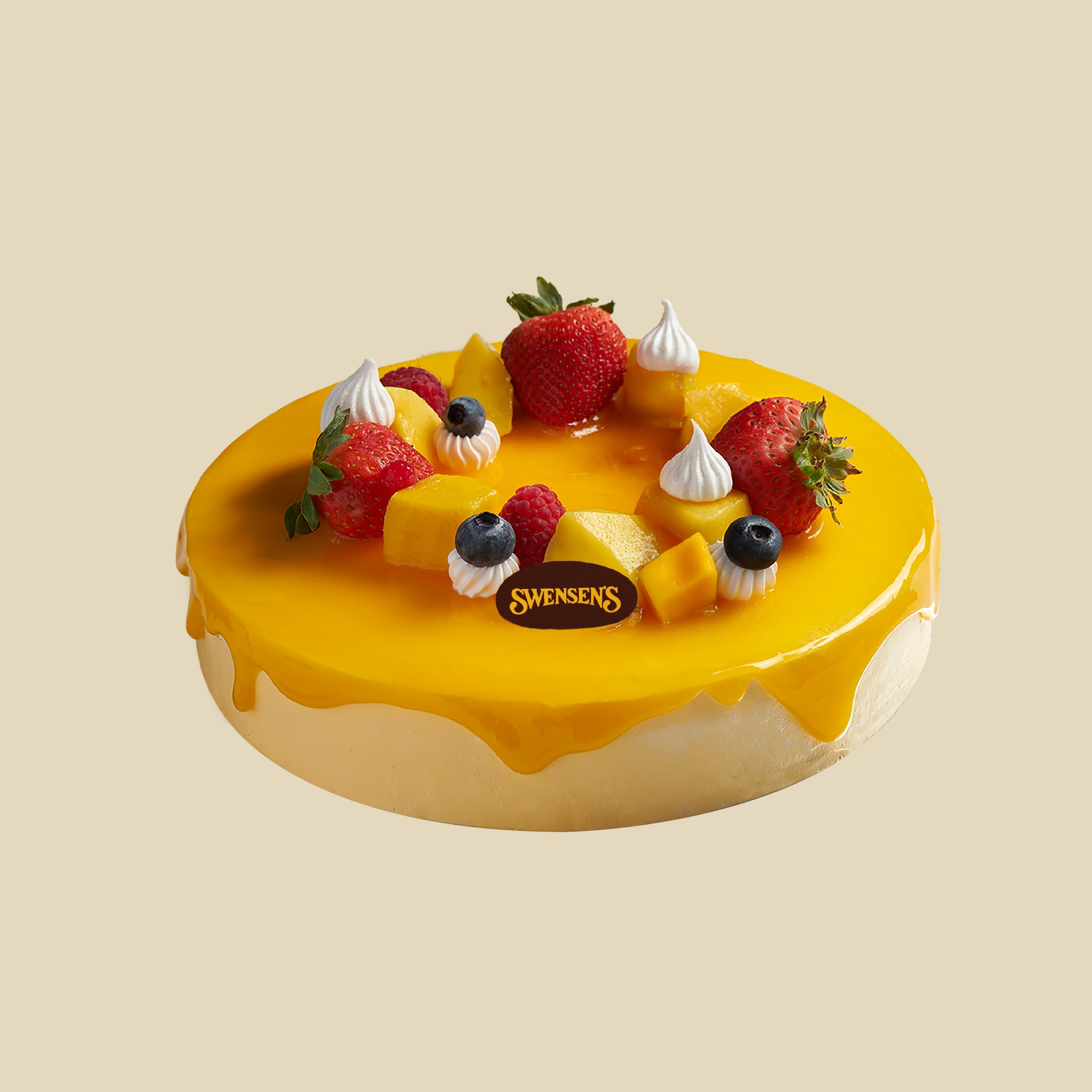 Mango-ificent Ice Cream Cake
