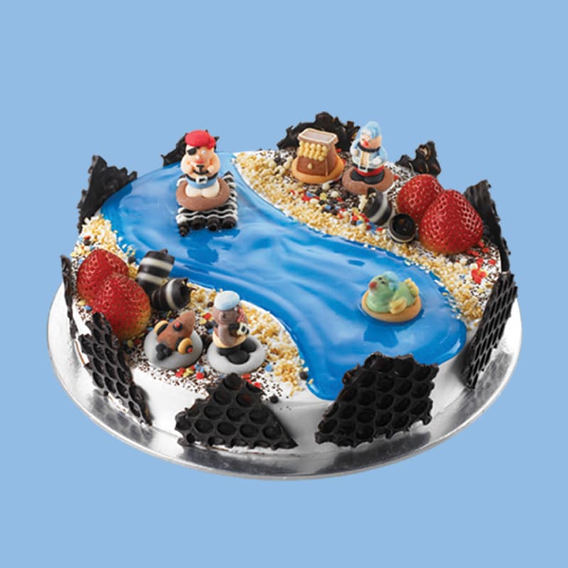 Pirates Ahoy! Ice Cream Cake