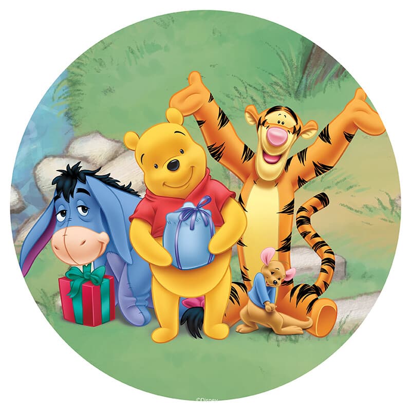 Pooh's Presents Ice Cream Cake