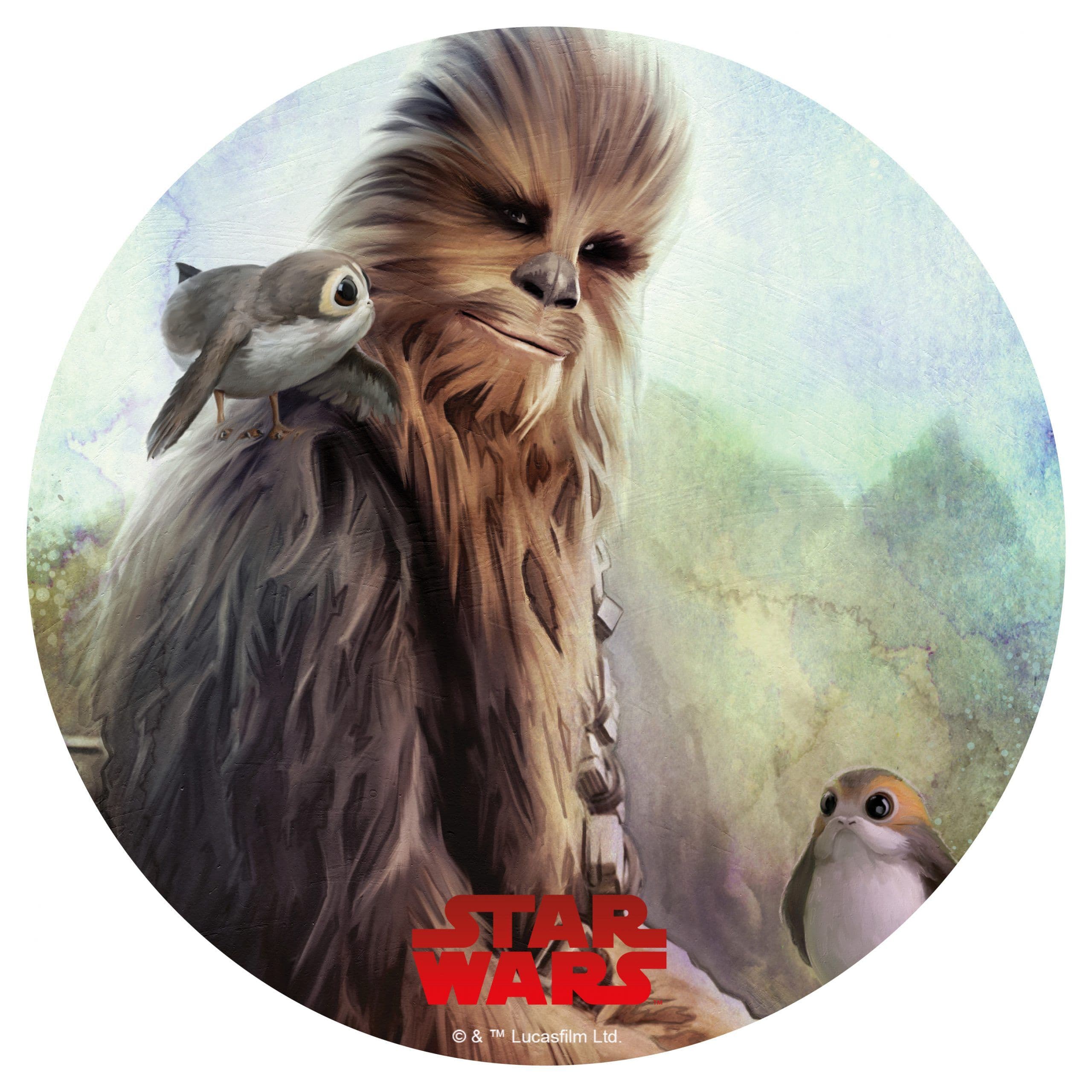 Porgs Chewbacca Ice Cream Cake