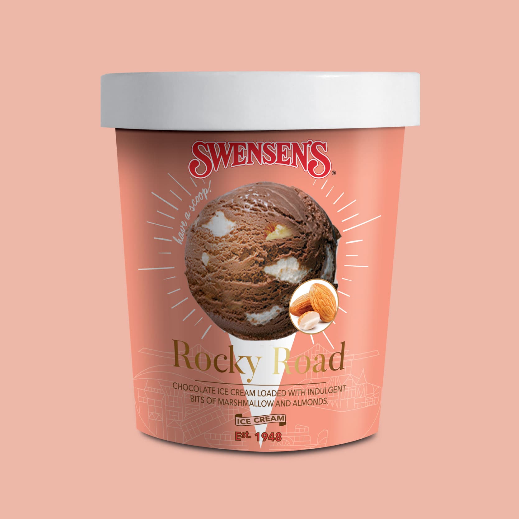 Rocky Road Ice Cream Pint