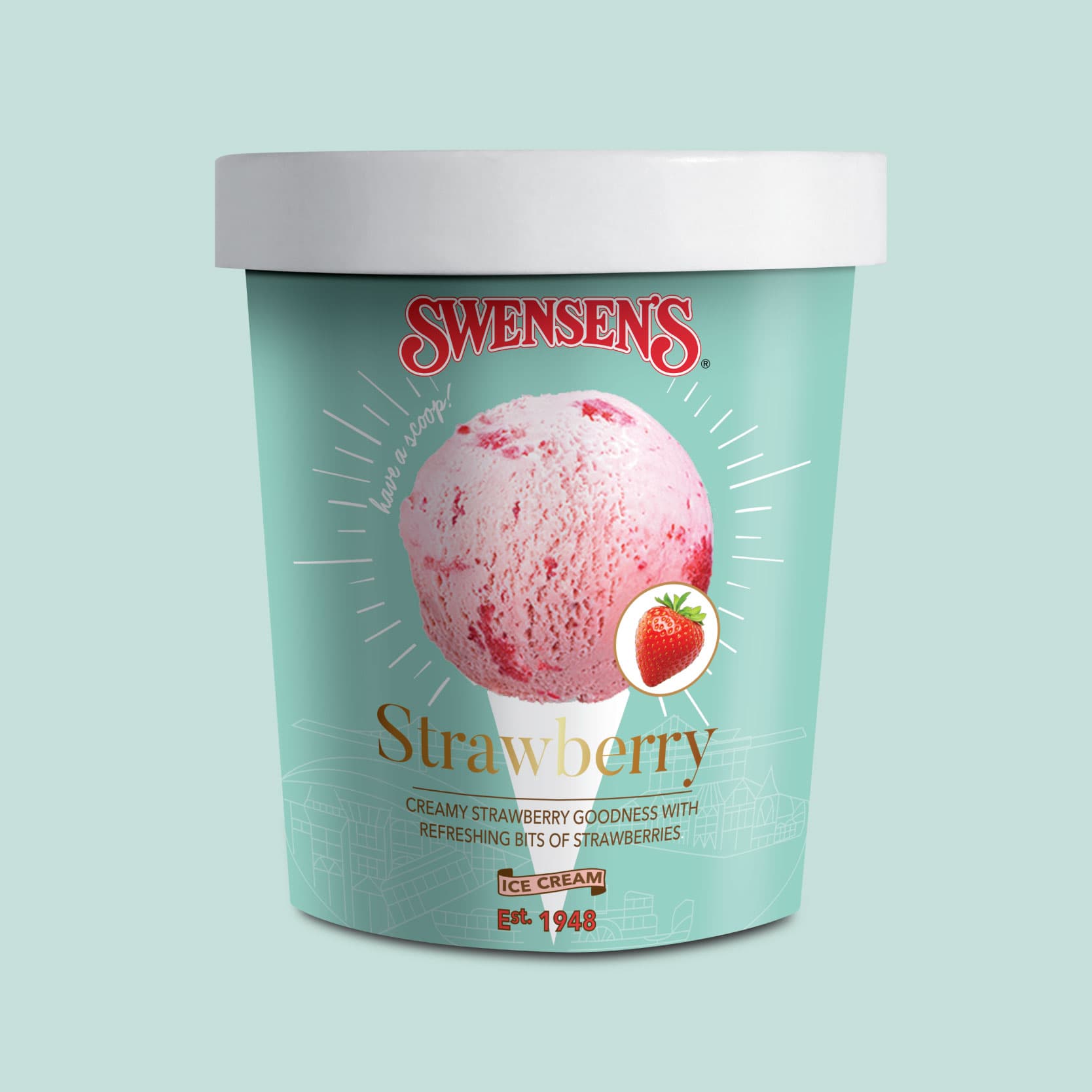 Strawberry Ice Cream Pint