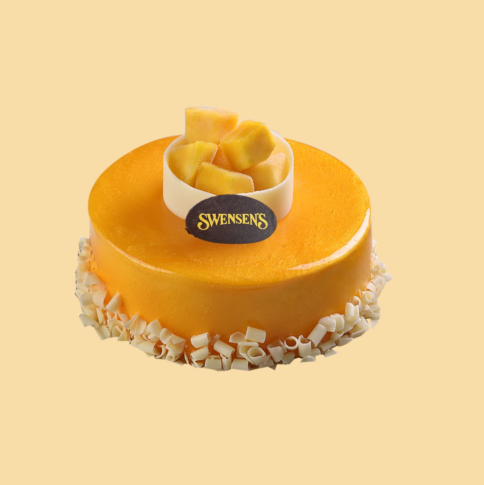 Tropical Mango Ice Cream Cake