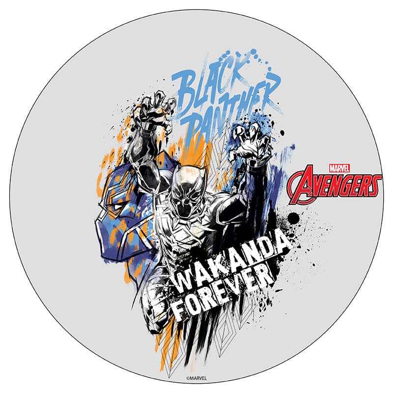 Wakanda Forever Ice Cream Cake