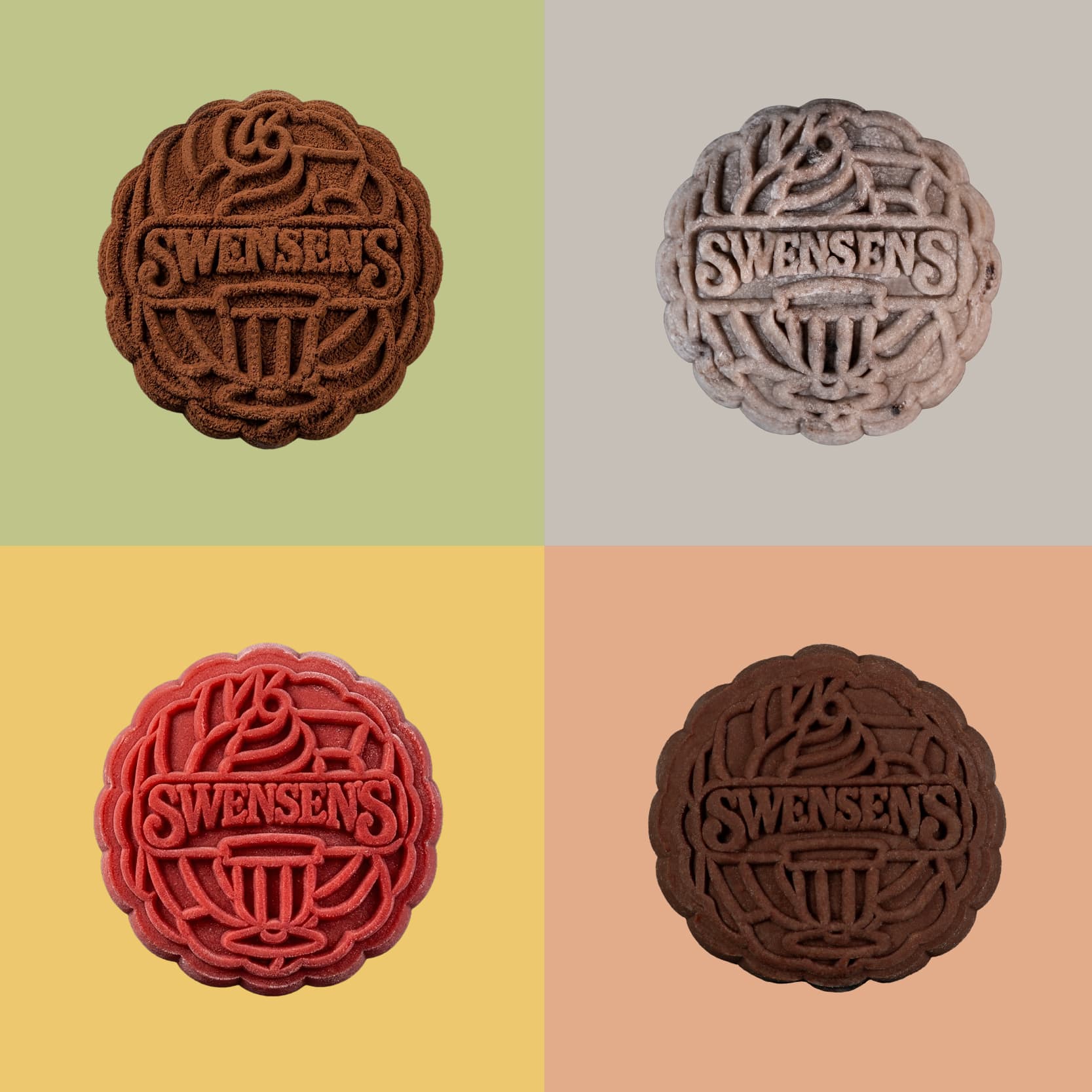 Moonlit Set (Set of Sticky Chewy Chocolate, Cookies 'N' Cream, Oriental Beauty Oolong, Dubai Cookie) 1