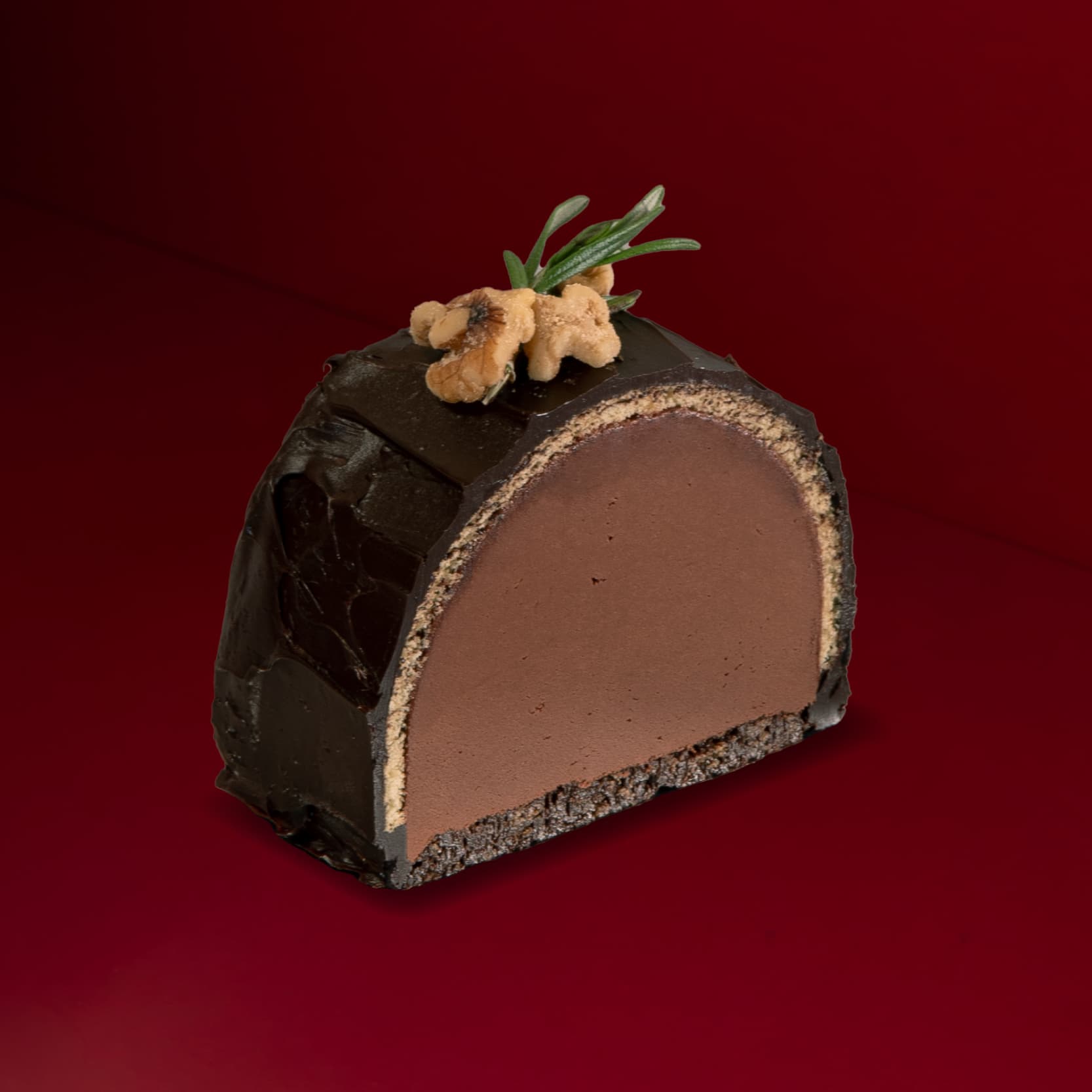 Merry Giftmas Log (Sticky Chewy Chocolate Ice Cream with Chocolate Ganache Crumble Base) 2