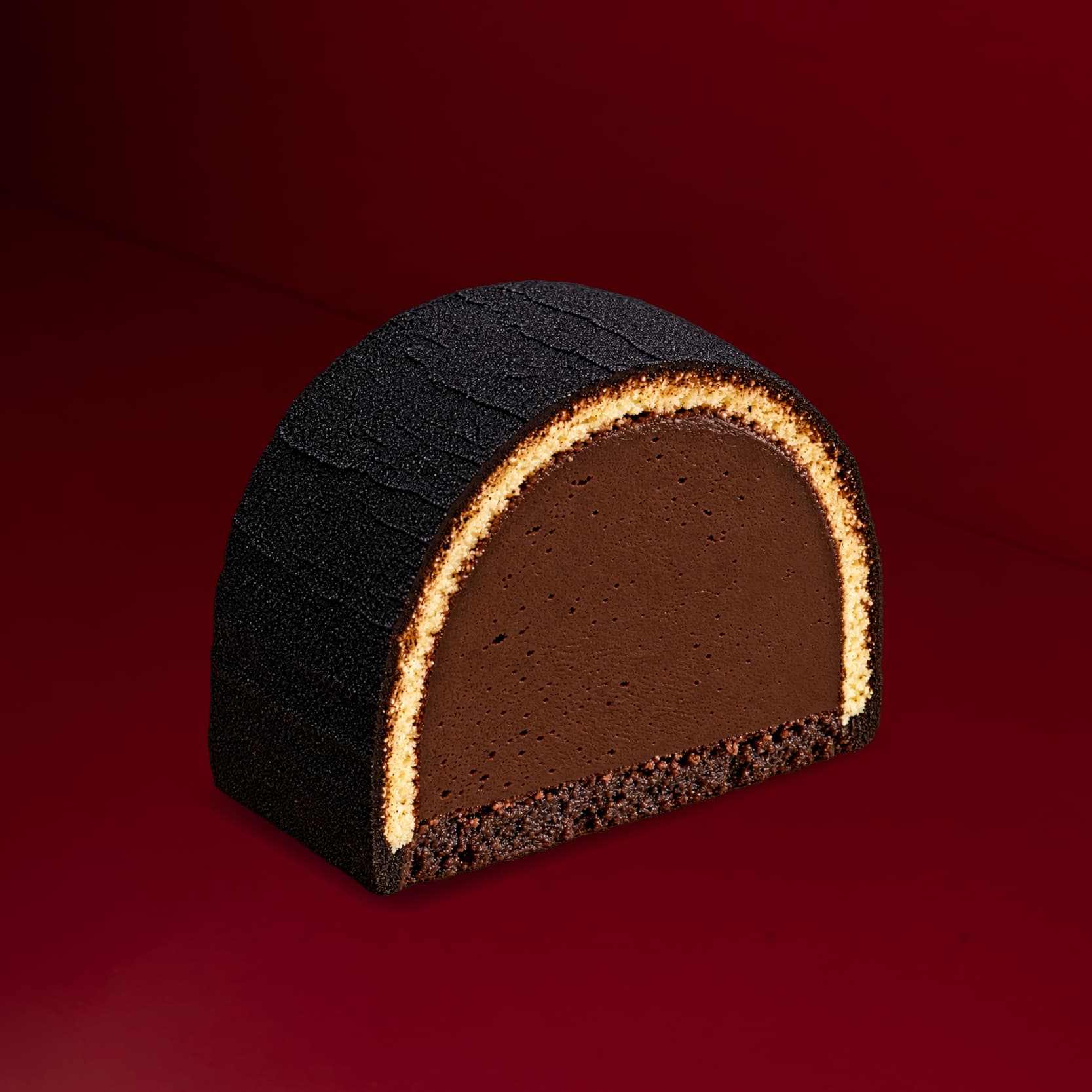 Sticky Chewy Chocolate Zer0 Log (Sticky Chewy Chocolate Zer0 Ice Cream with Chocolate Ganache Crumble Base) 2