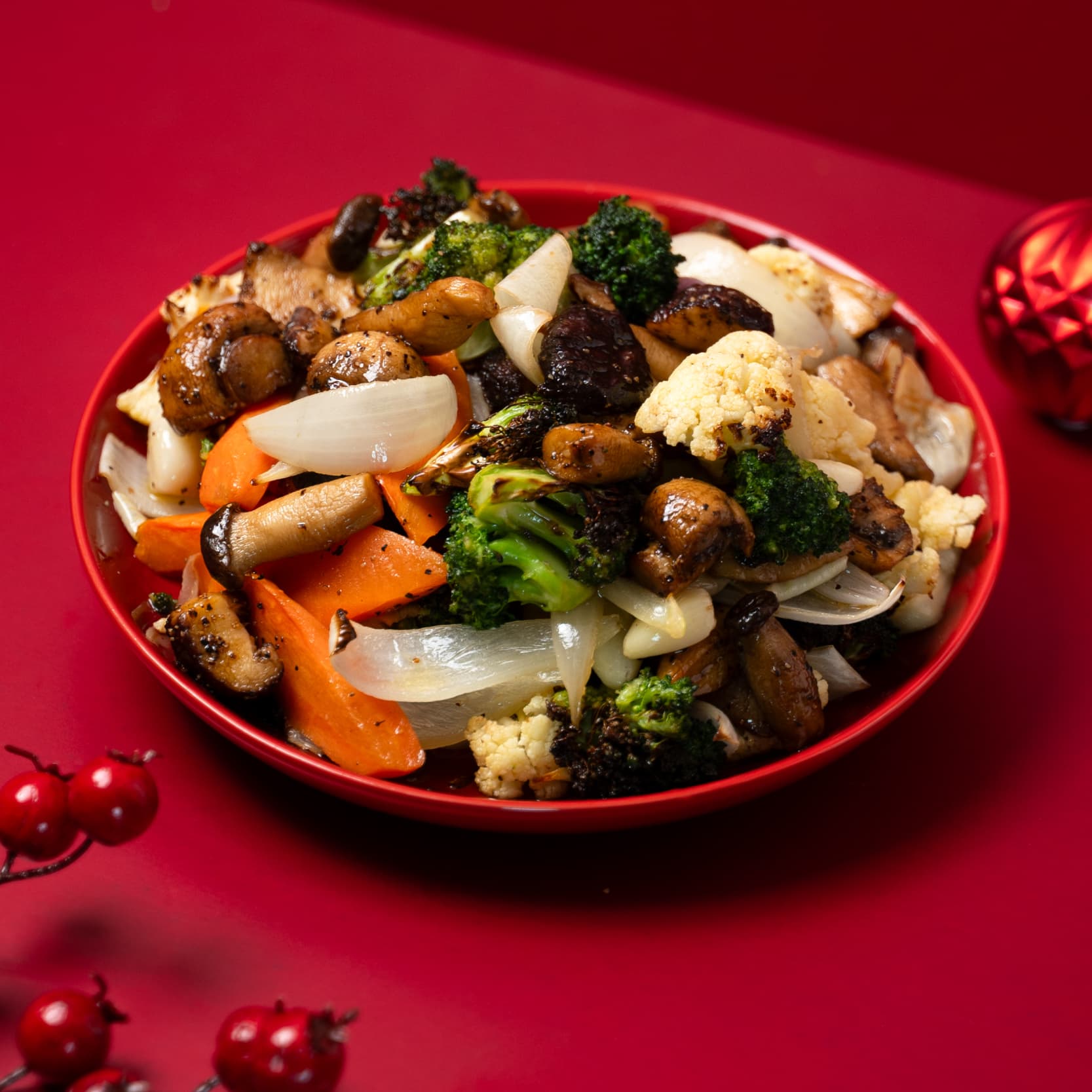 Honey Roasted Vegetables & Mushrooms 1
