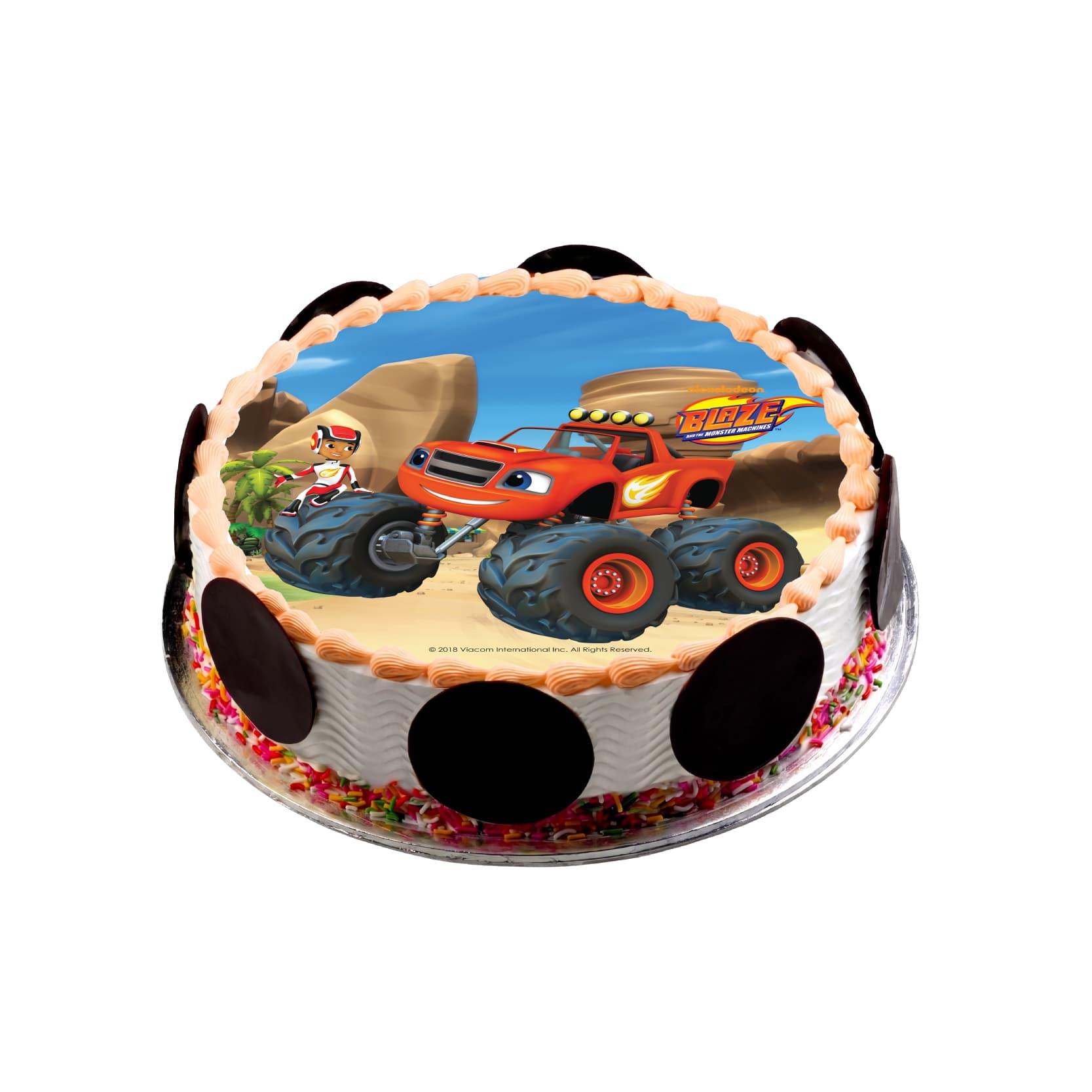 AJ And Blaze Ice Cream Cake 1