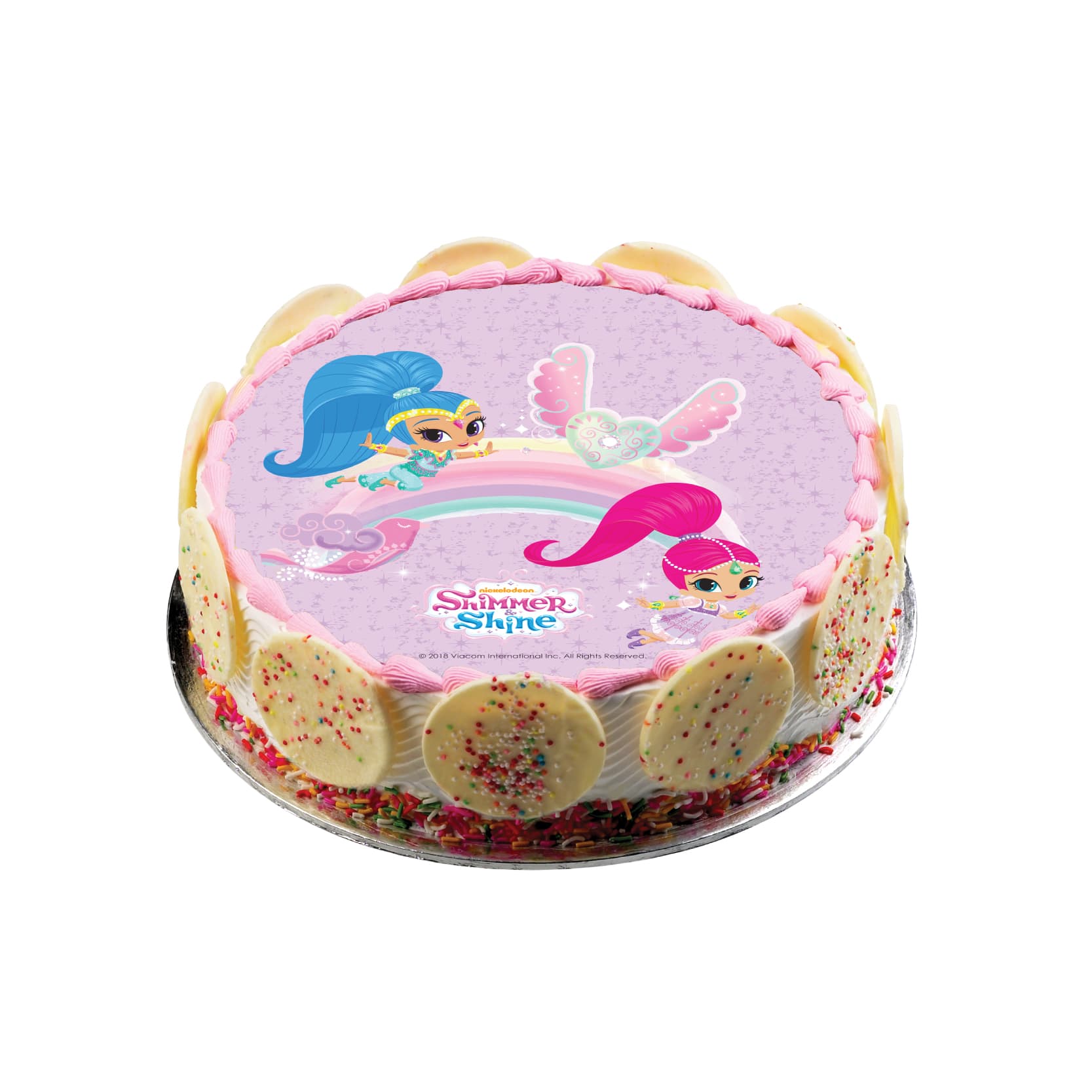 Shimmer And Shine Rainbow Delight Ice Cream Cake 1