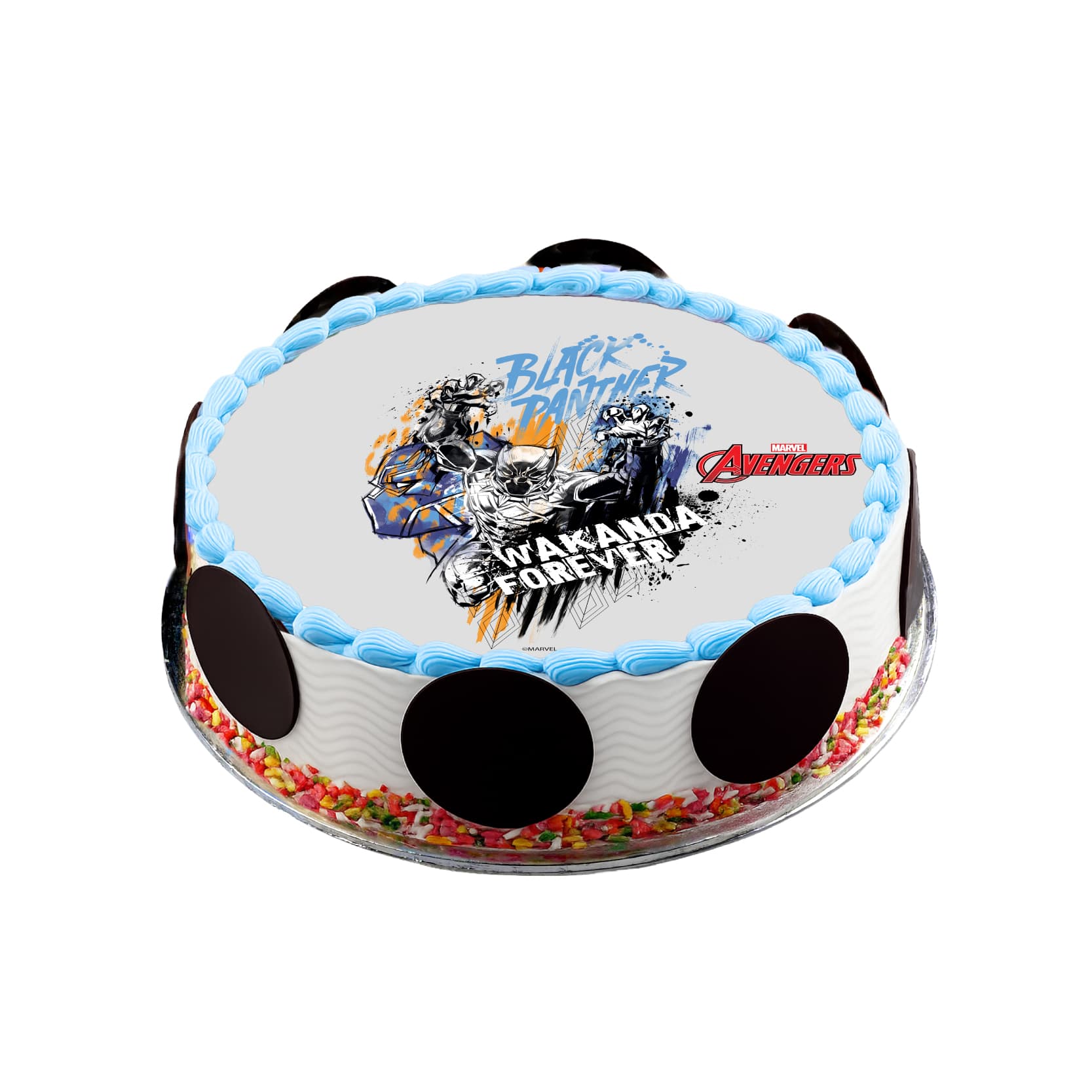 Wakanda Forever Ice Cream Cake 1