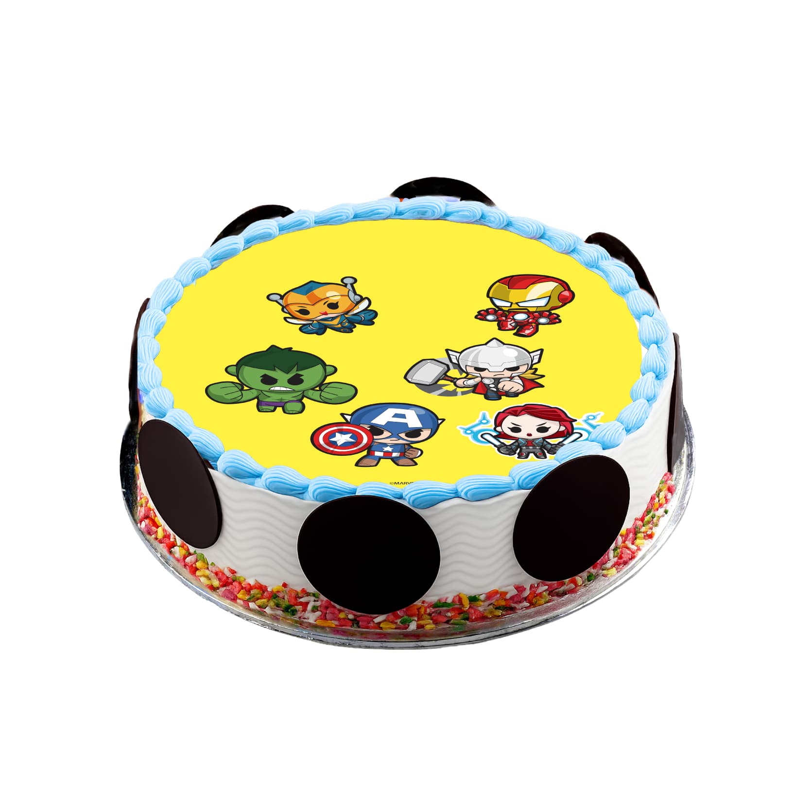 Mini-Avengers-Assemble Ice Cream Cake 1