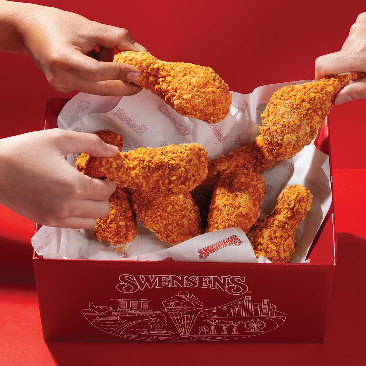Cookies 'N' Cream 'Fried Chicken' Ice Cream (Box of 8pcs) 3