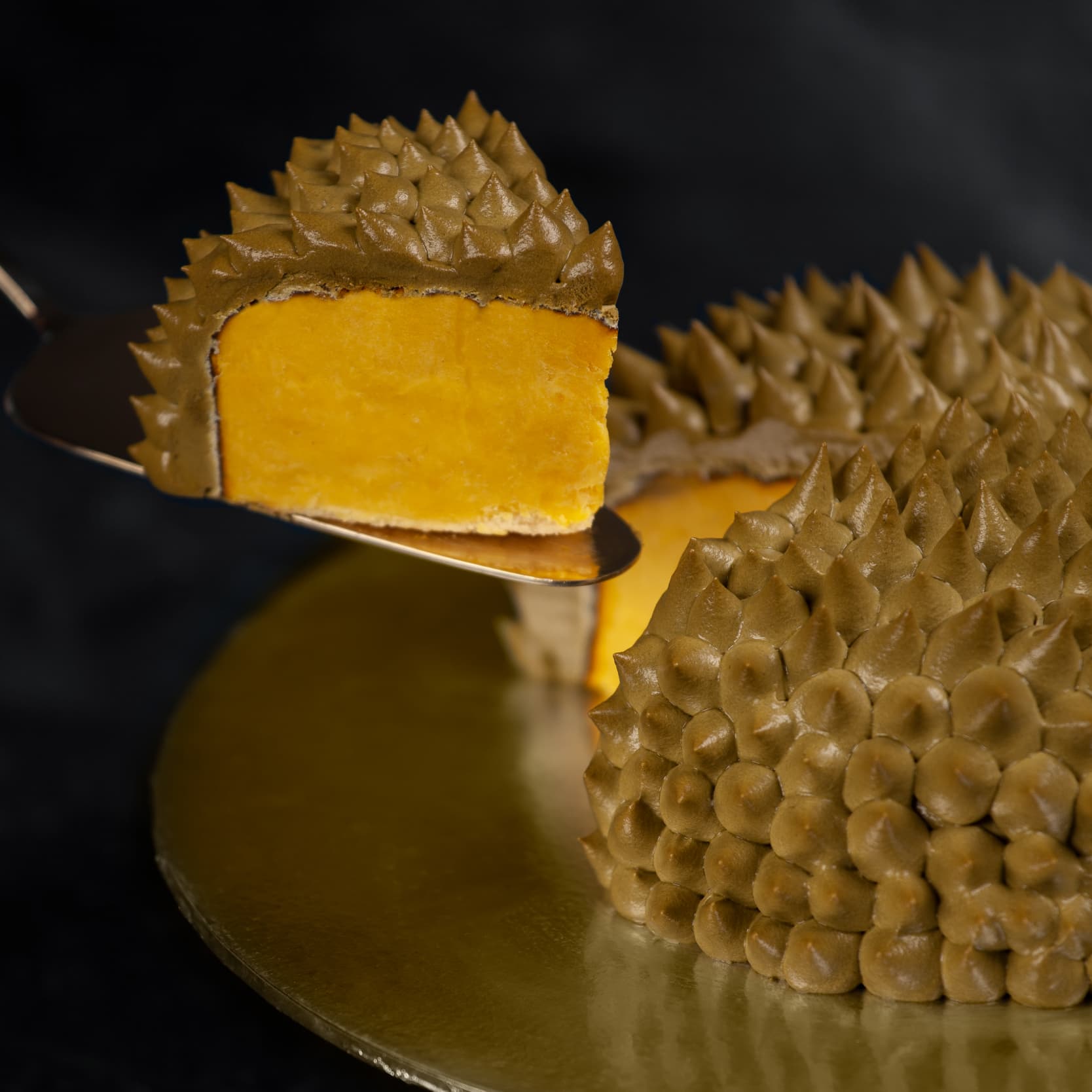 Mao Shan Wang with Sea Salt Gula Melaka Ice Cream Cake (500g) 2
