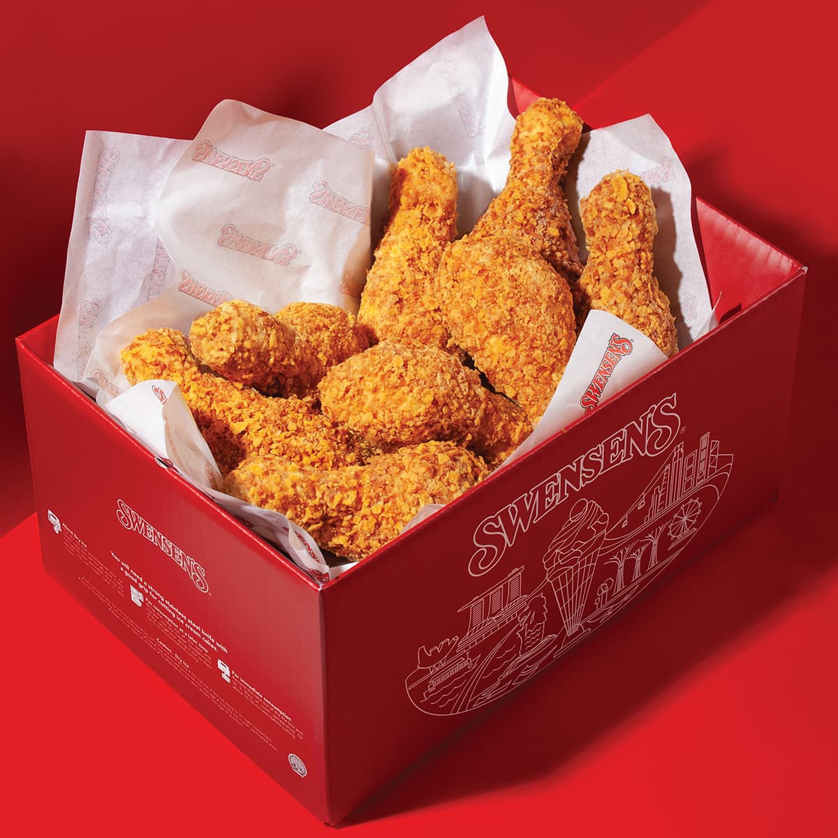 Original Vanilla 'Fried Chicken' Ice Cream (Box of 8pcs) 2
