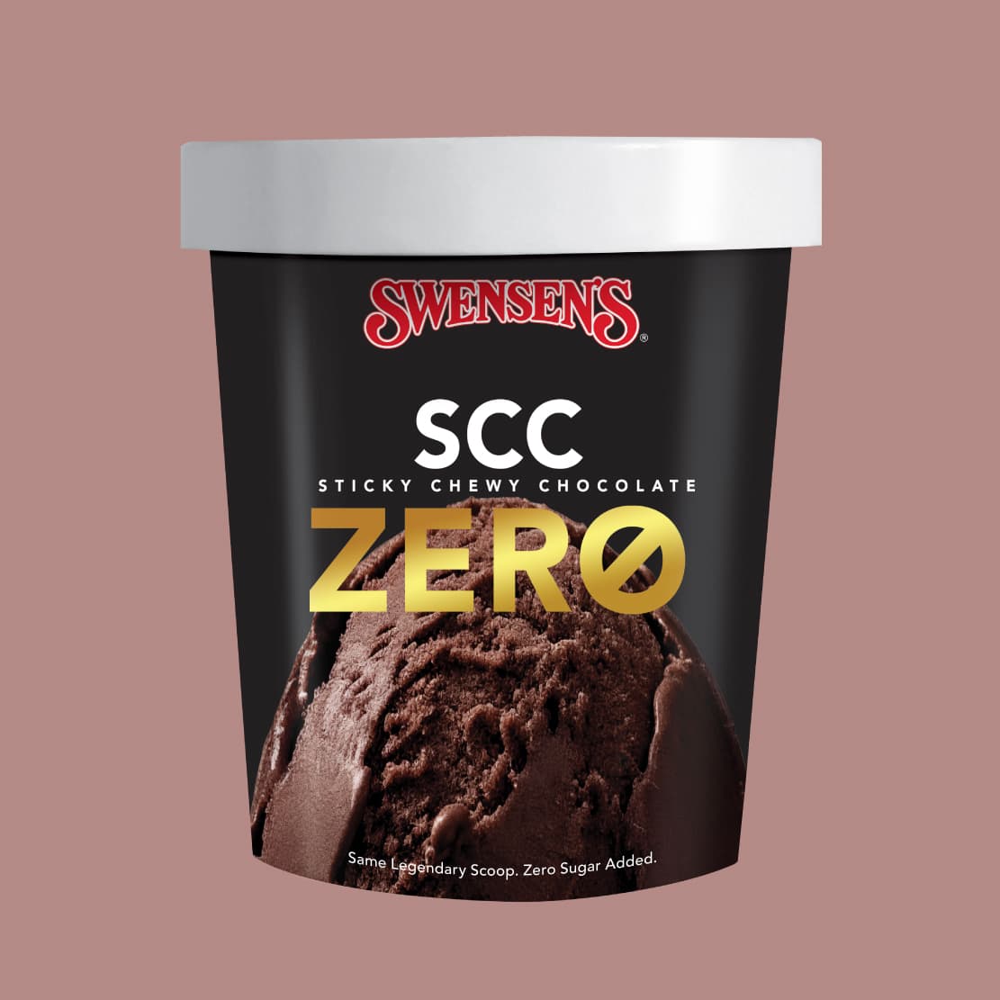 Sticky Chewy Chocolate Zer0 Ice Cream Pint 1