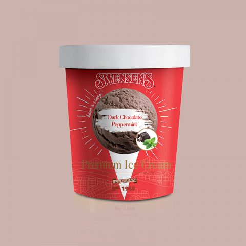 Dark Chocolate Peppermint Ice Cream Pint | Swensen's Singapore