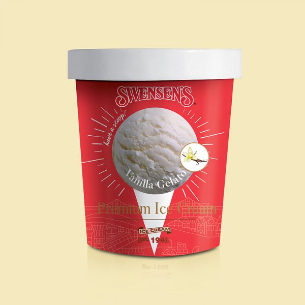 Vanilla Gelato Pint | Swensen's Singapore